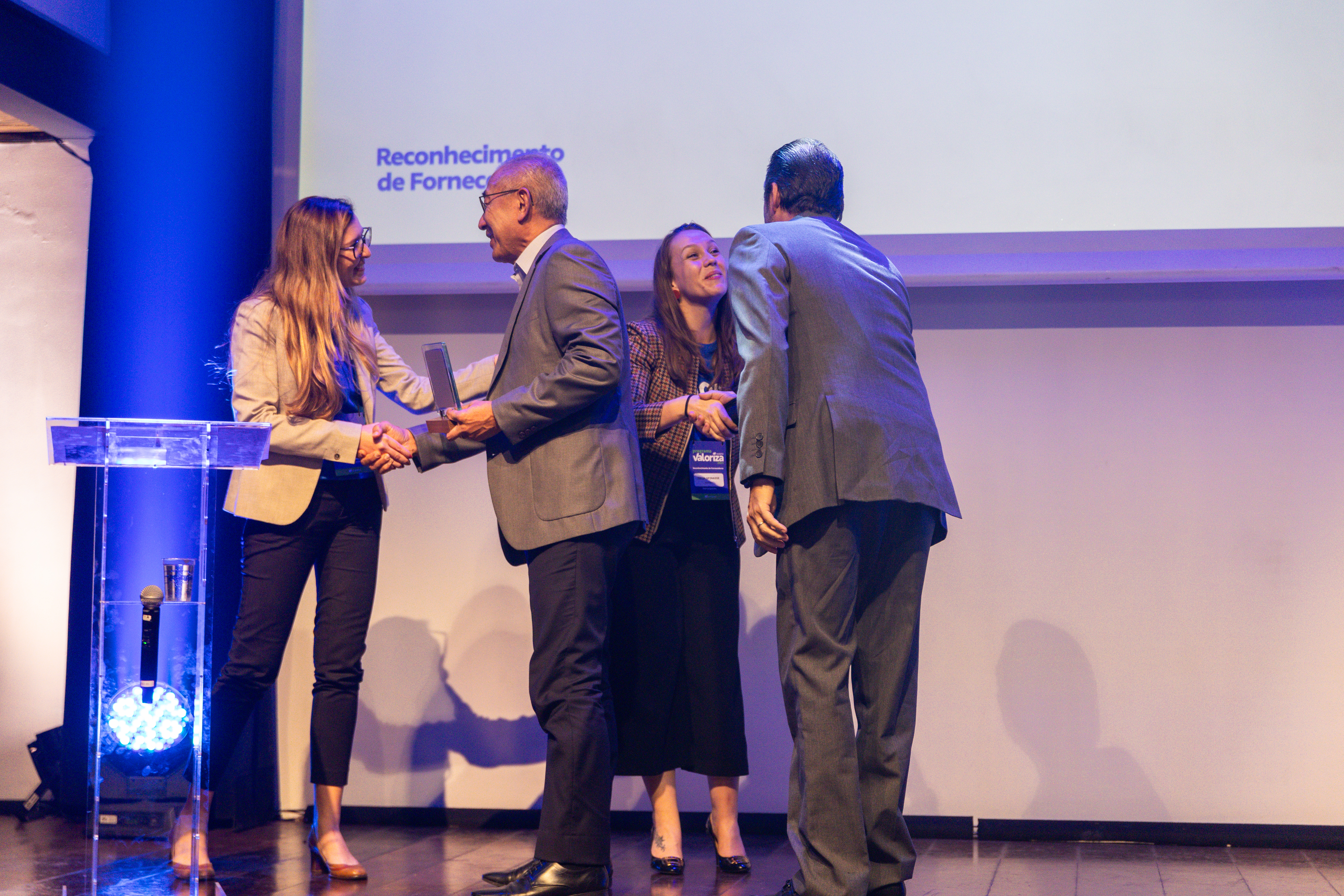 Momento de premiação Suzano Valoriza